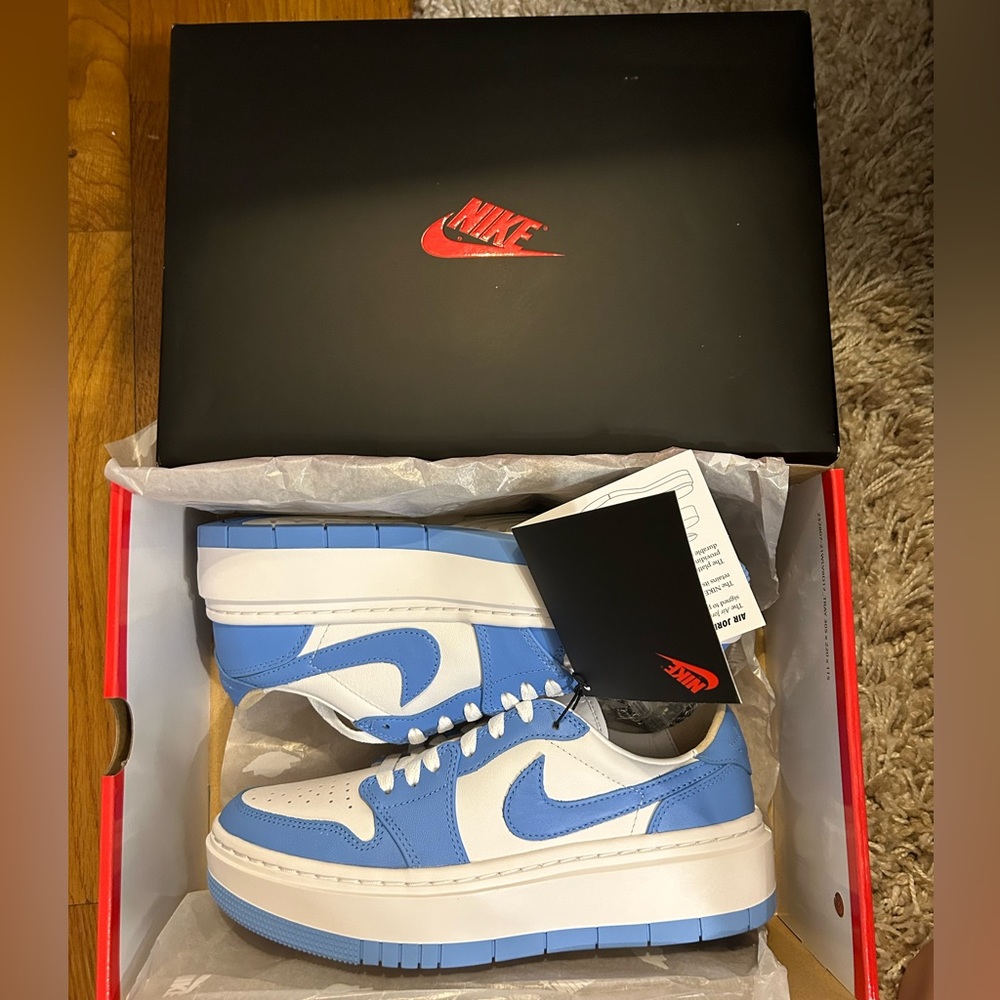 Womens Air Jordan 1 Elevate Low - White / University Blue
